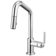 Brizo Canada 63964LF-PC - Litze® Pull-Down Prep Faucet with Angle Spout - Industrial Handle