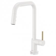 Brizo Canada 64065LF-MWLHP - Odin® SmartTouch® Pull-Down Kitchen Faucet with Square Spout - Handle Not Included