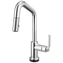 Brizo Canada 64964LF-PC - Litze® Smarttouch Pull-Down Prep Faucet with Angle Spout - Industrial Handle