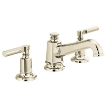 Brizo Canada 65378LF-PNLHP-ECO - Invari® Widespread Lavatory Faucet with Angled Spout - Less Handles 1.2 GPM