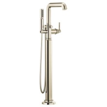 Brizo Canada T70176-PNLHP - Invari® Single-Handle Floor Mount Tub Filler - Less Handle