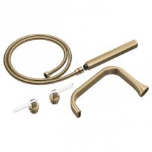Brizo Canada T70368-GLCL - Allaria™ Two-Handle Tub Filler Trim Kit with Lever Handles