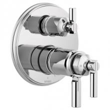 Brizo Canada T75576-PC - Tempassure Thermostatic Valve With Integrated 3-Function Div