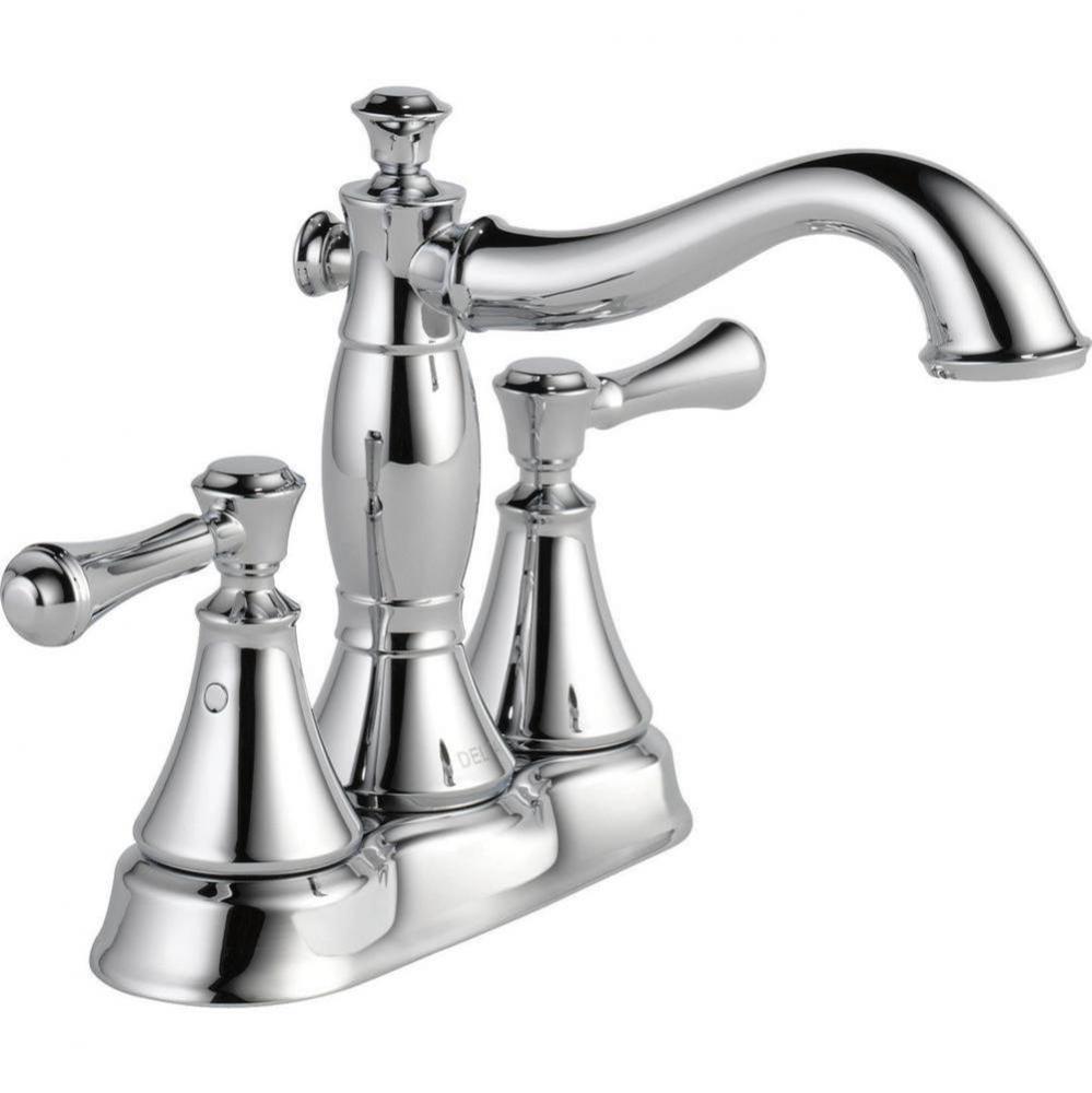 Cassidy™ Two Handle Centerset Bathroom Faucet - Metal Pop-Up