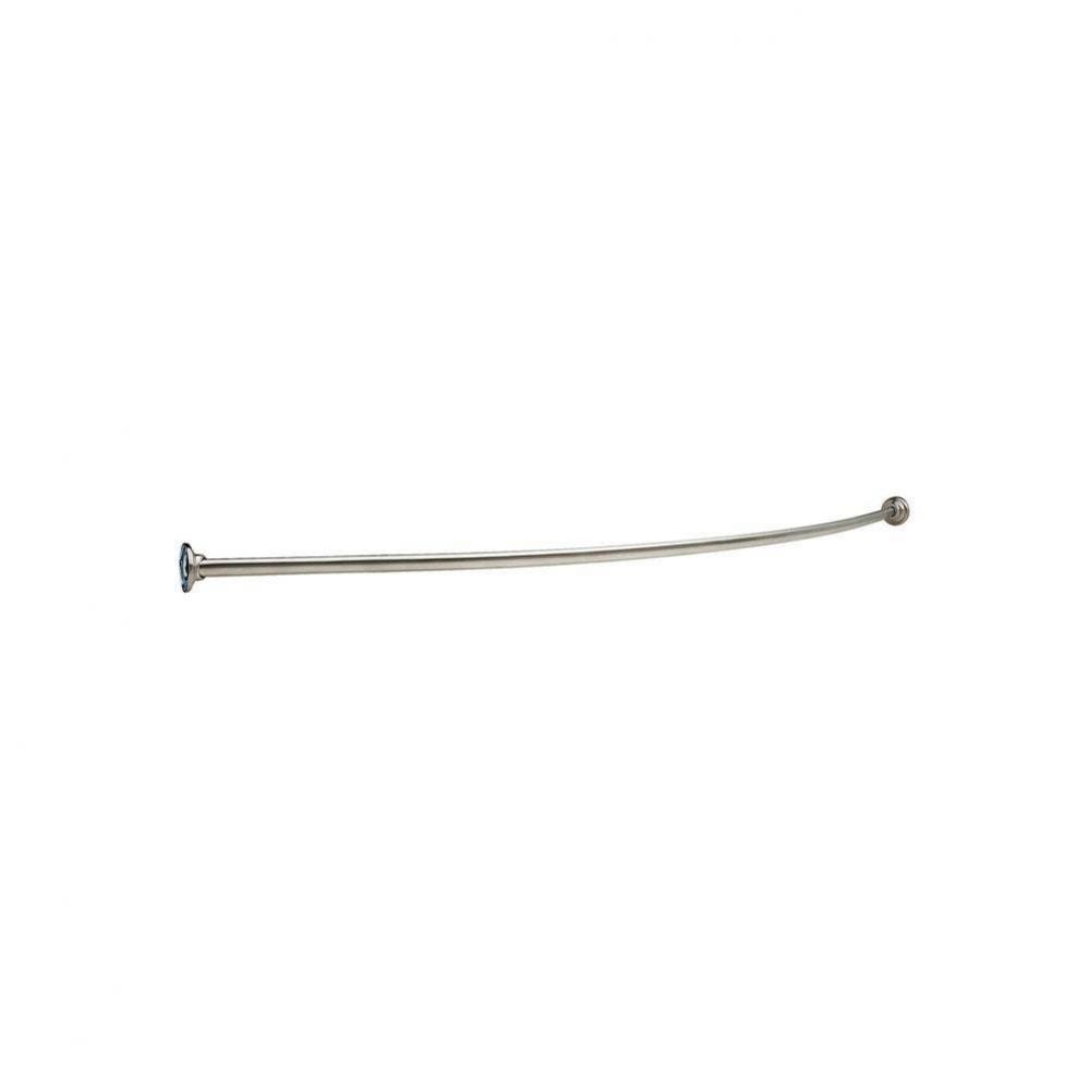 6'' Curved Shower Rod With 6'' Bow