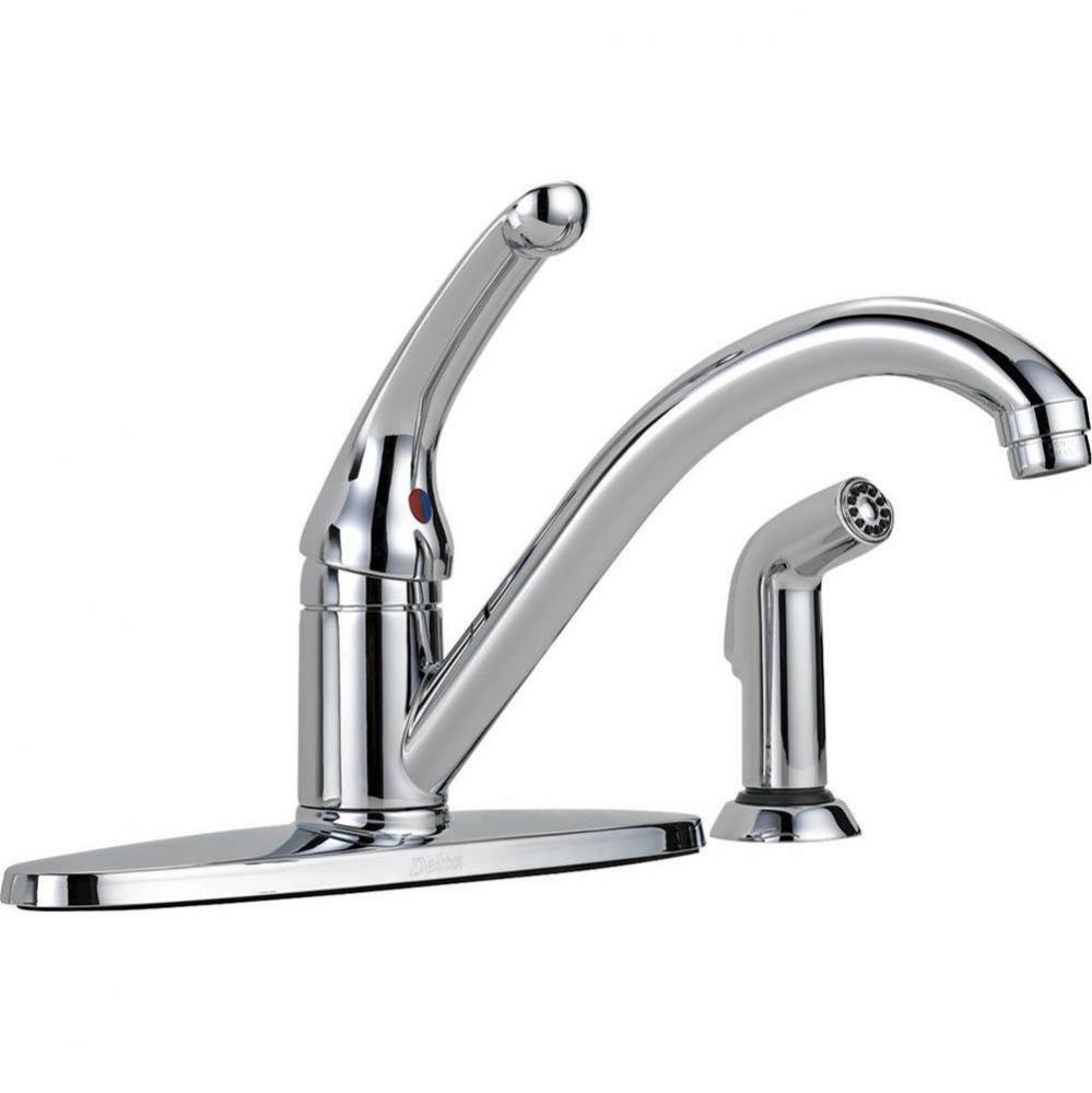 Single Handle Kitchen Faucet- W/Side Sprayer