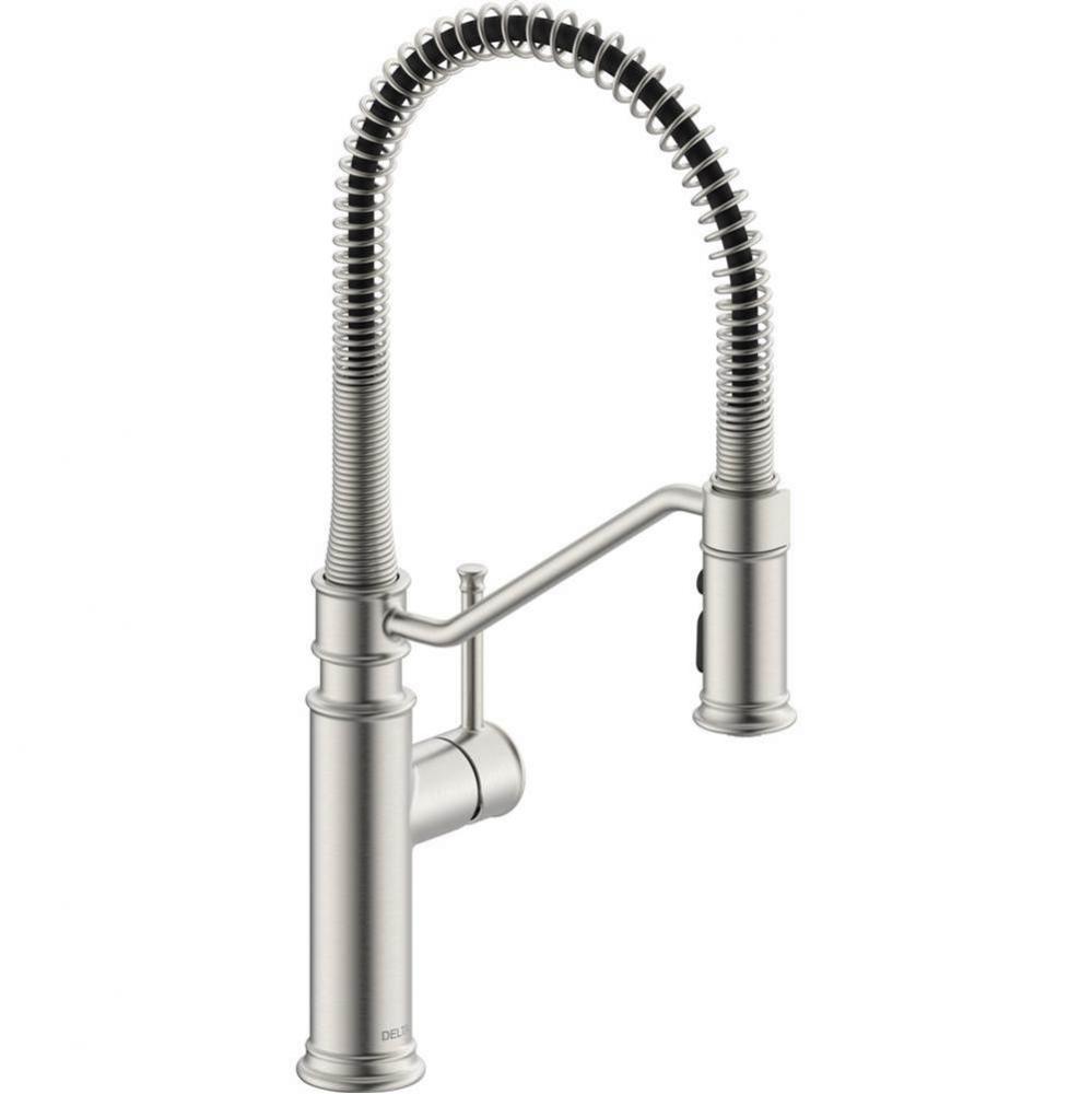 Pulldown Industrial Spring Kitchen Faucet