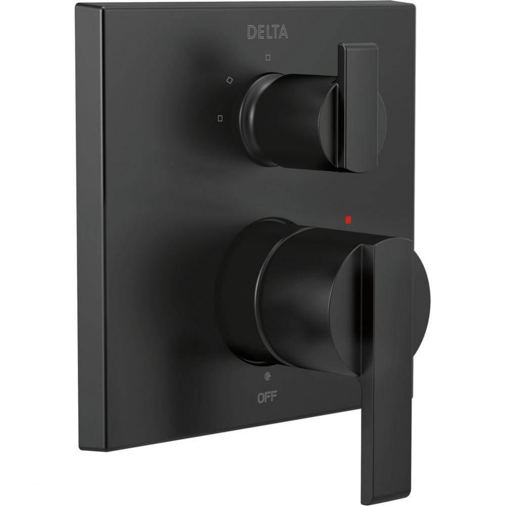 Ara® Angular Modern Monitor® 14 Series Valve Trim with 3-Setting Integrated Diverter