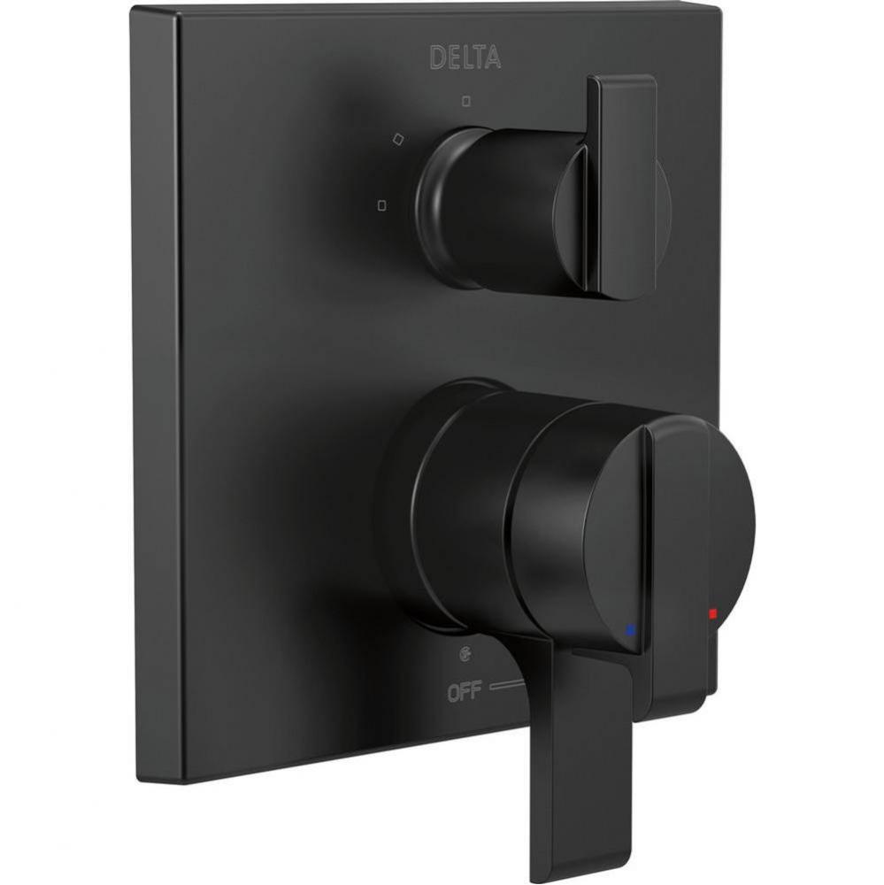 Ara® Angular Modern Monitor® 17 Series Valve Trim with 3-Setting Integrated Diverter