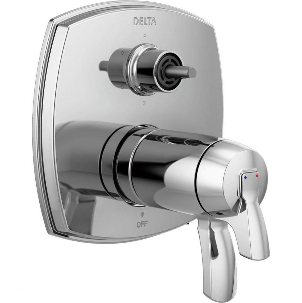 Stryke® 17 Thermostatic Integrated Diverter Trim with Six Function Diverter Less Diverter Han