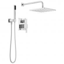 Delta Canada 342701 - Modern™ Monitor® 14 Series Shower with Raincan, Hand Shower & Rough Valve