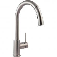 Delta Canada 976LF-SS-1.5 - Single Handle Pull Down Kitchen Faucet-1.5