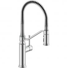 Delta Canada 983LF - Pulldown Industrial Spring Kitchen Faucet