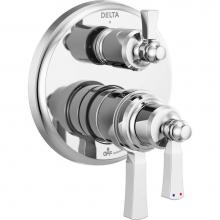 Delta Canada T27T856 - Dorval™ Traditional 2-Handle Monitor 17T Series Valve Trim with 3 Setting Diverter