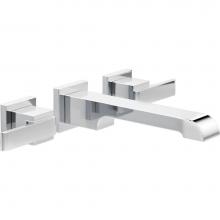 Delta Canada T3567LF-WL - Ara® Two Handle Wall Mount Bathroom Faucet Trim