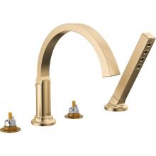 Delta Canada T4788-CZ-PR-LHP - Tetra™ Roman Tub Trim with Hand Shower