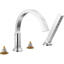 Delta Canada T4788-PR-LHP - Tetra™ Roman Tub Trim with Hand Shower