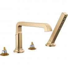 Delta Canada T4789-CZ-PR-LHP - Tetra™ Roman Tub Trim with Hand Shower