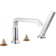 Delta Canada T4789-PR-LHP - Tetra™ Roman Tub Trim with Hand Shower