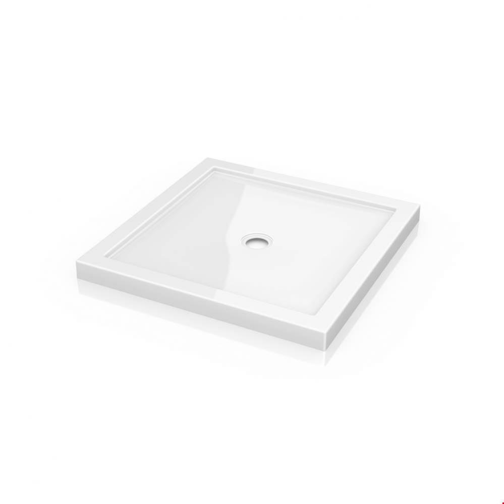 QUAD BASE CENTER DRAIN/3636/WHITE