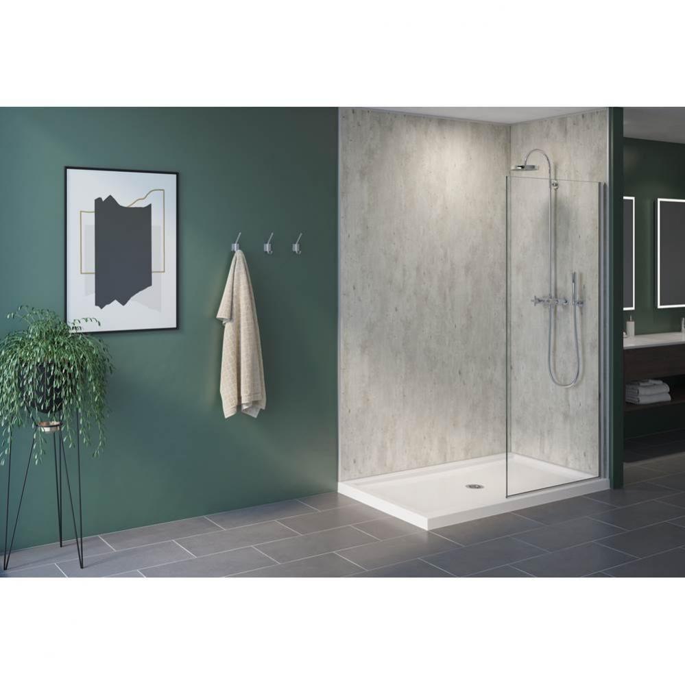 FIBO 2 SIDED WALL PANEL KIT 72X38,CRACKED CEMENT