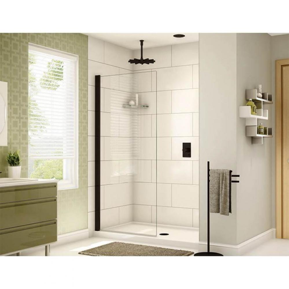 SIENA SOLO SHOWER/MATTE BLACK/CLEAR