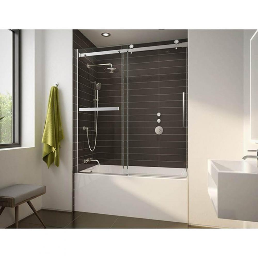 NOVARA PLUS BAIN 60''W/CHROME/LEFT/TOWEL BAR/SEKUR+