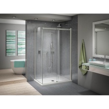 Fleurco Canada NAPS4834-25-40-75 - APOLLO 2-SIDED CRP/48x34/BRUSHED NICKEL/SEKUR+