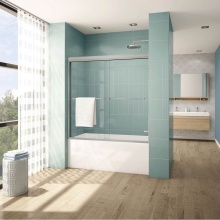 Fleurco Canada CKTS60-25-40 - CORDOBA PLUS TUB/56-60/BR NK/CLEAR GLASS / SEKUR+