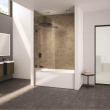 Fleurco Canada VQRXTO29-33-40 - SOLO TUB SHD/29'' W X 63''H/10MM/MAT/CLR/OV HG