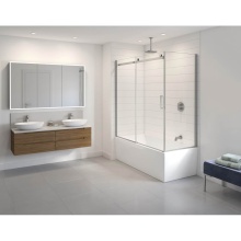 Fleurco Canada NHST265L30L-25-40 - HORIZON TUB 65 x 30/BRUSHED NICKEL/LEFT/SEKUR+