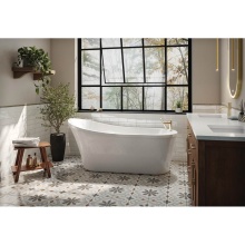Fleurco Canada BZMZ6730-18 - OPUS MEZZO TUB/6730/WHITE/WHITE DRAIN COVER