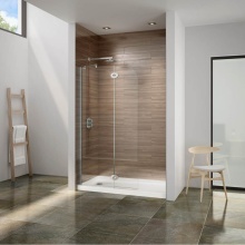 Fleurco Canada VQRXS33-11-40-79 - EVOLUTION ROUND SHOWER SHIELD/33x79/CHROME/OVAL HINGE