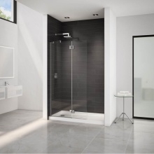 Fleurco Canada VMSXS33-11-40-79 - EVOLUTION SQ SHOWER SHIELD/33x79/CHROME/RECT HINGE