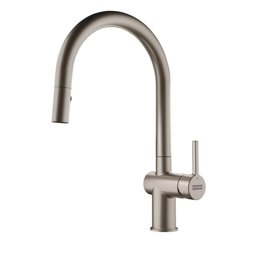 Active 15.1-inch Single Handle Pull-Down Kitchen Faucet in Satin Nickel, ACT-PD-SNI