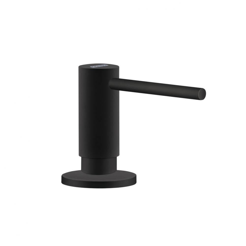 ACT-SD-MBK Single Hole Top Refill Soap Dispenser in Matte Black.