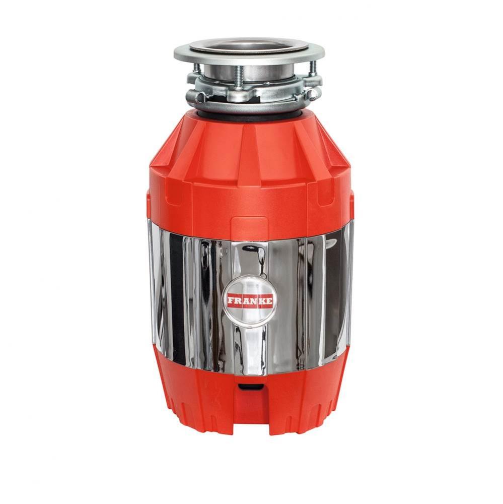 3/4 Horse Power Continuous Feed Waste Disposer Torque Master 2700 RPM Jam-Resistant DC Motor with