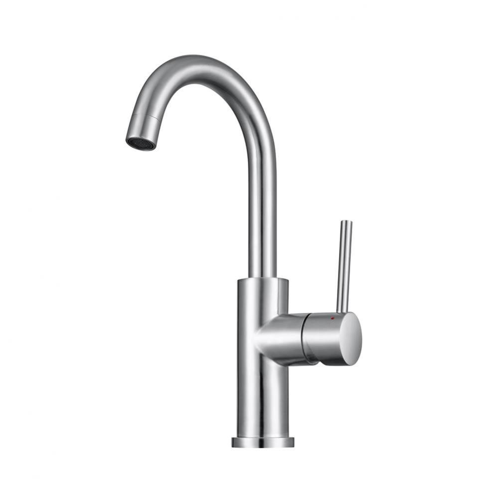 Cube Bar Faucet, Steel Finish