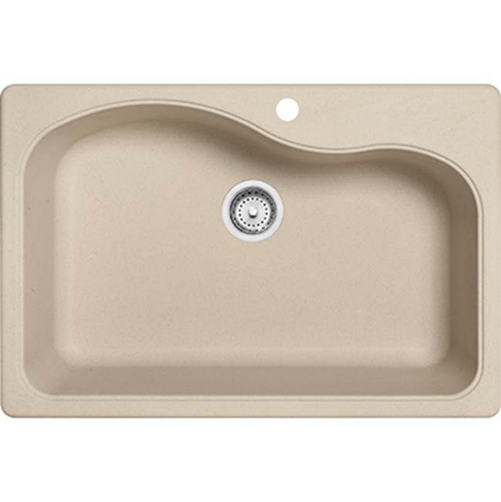 Gravity Granite - Dual Mount Sink Single - Champagne