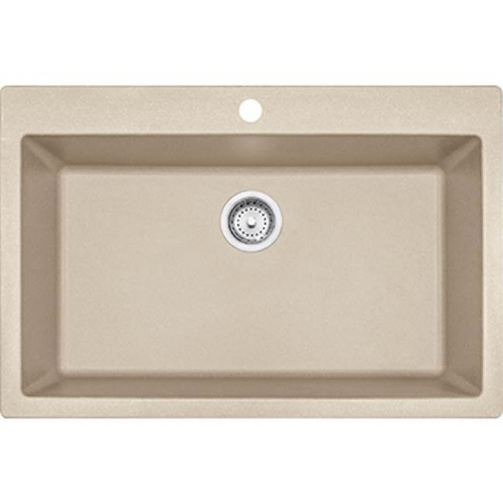 Primo  Granite - Dual Mount Sink Single- Champagne