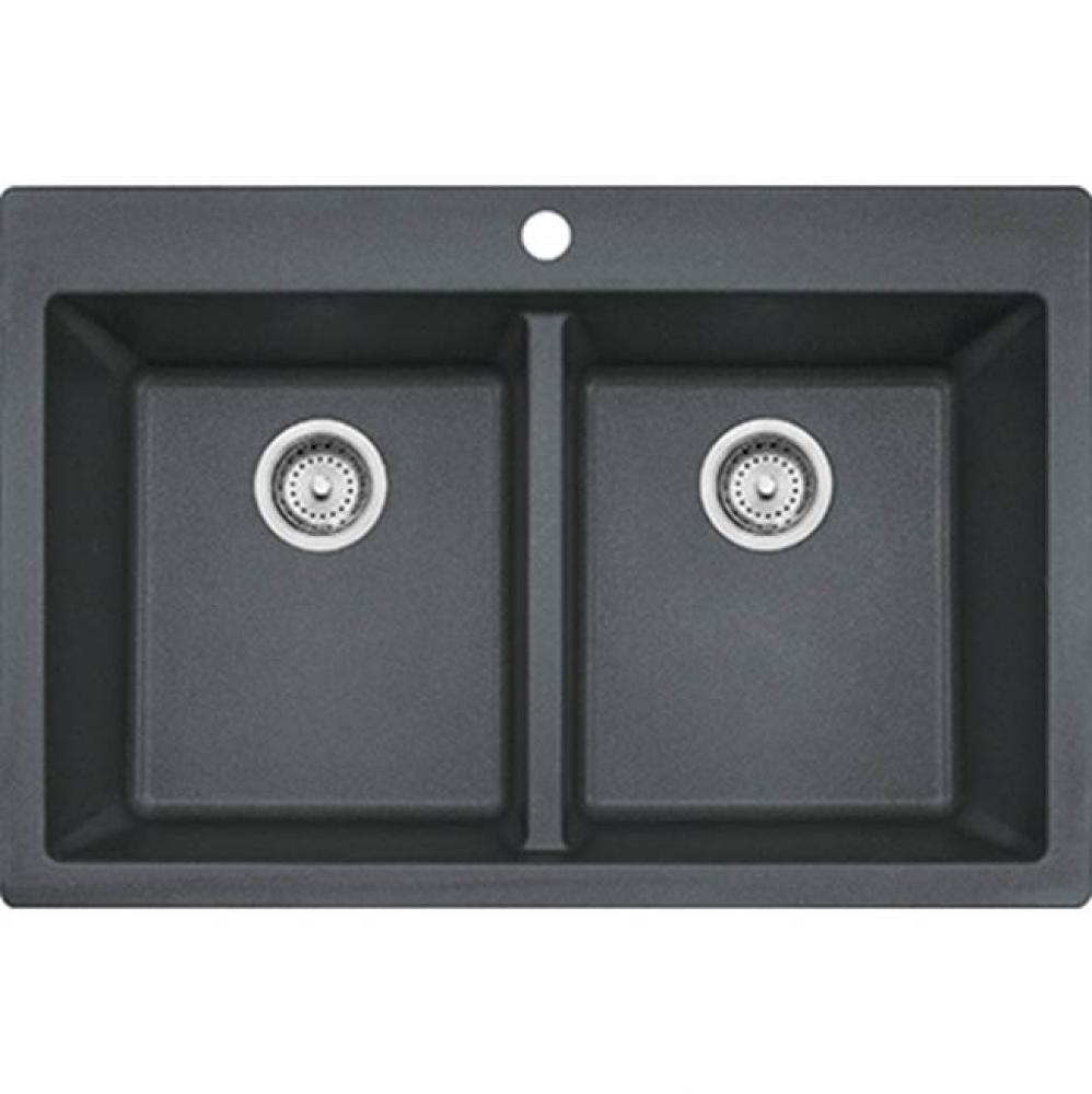 Primo  Granite - Dual Mount Sink Double- Graphite