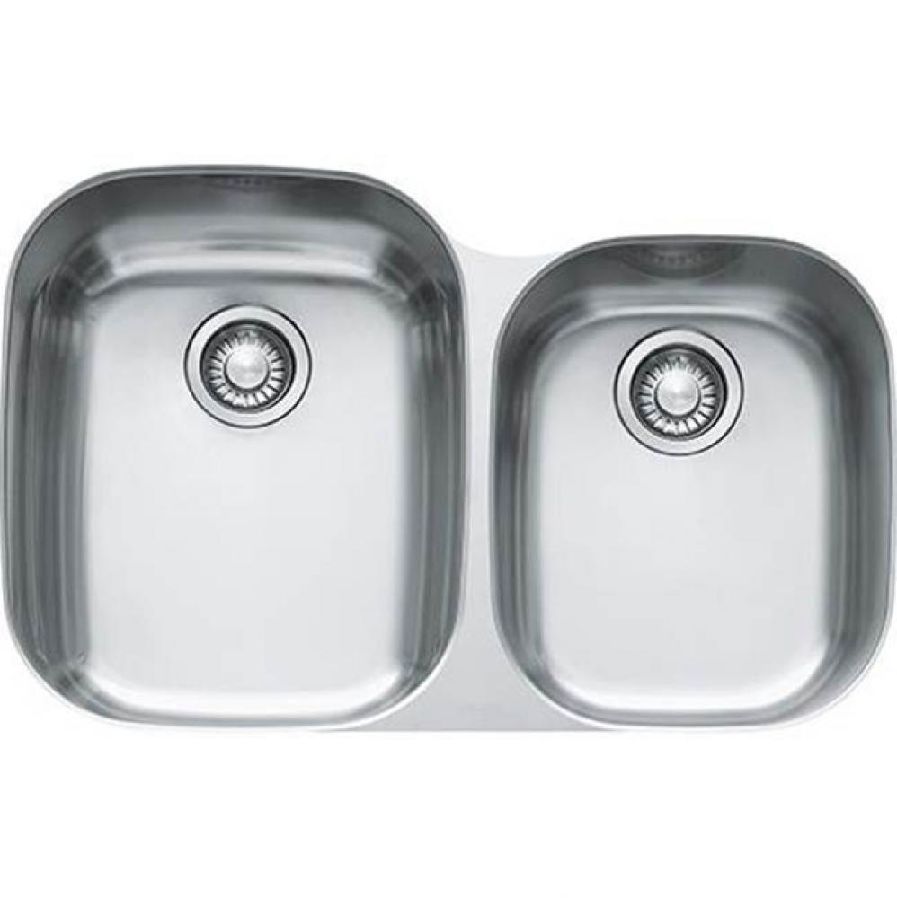 Regatta Sink - Undermount Sink Double  Ss