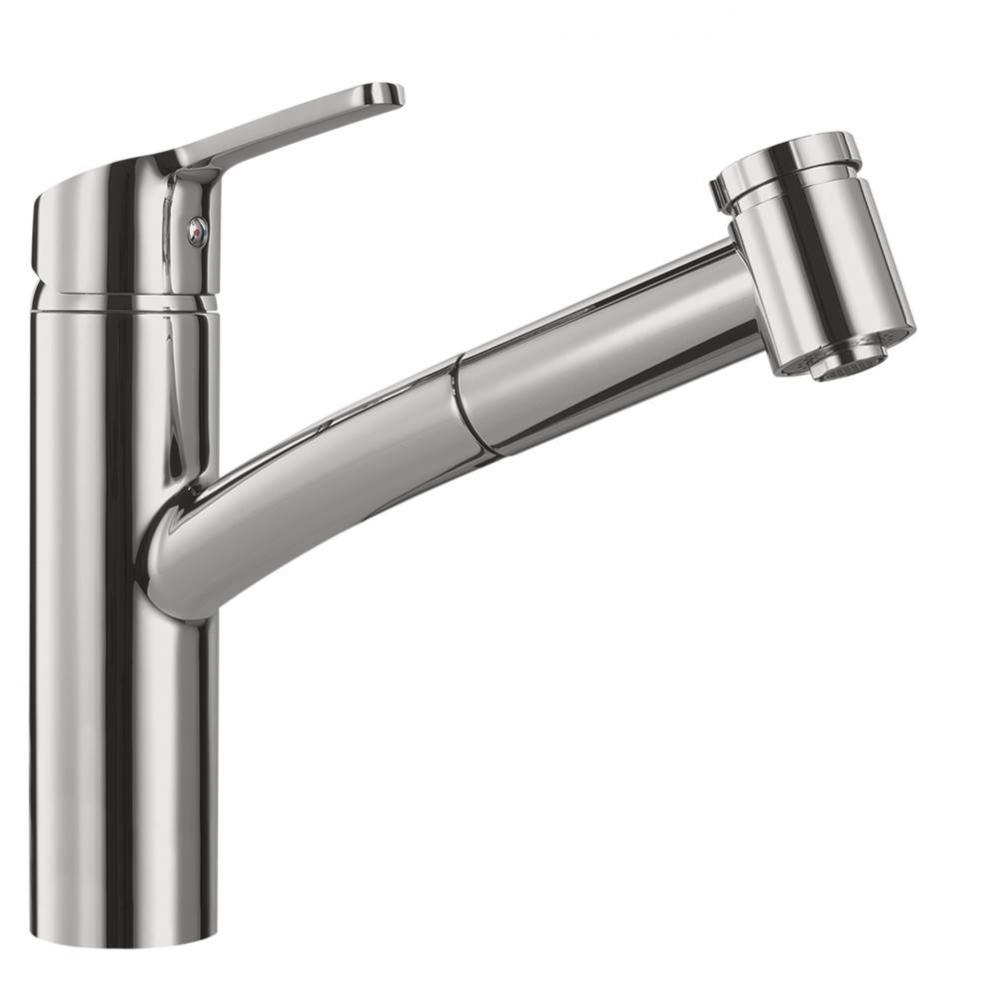 Smart Single Handle Pull-Out Kitchen Faucet in Polished Chrome, SMA-PO-CHR