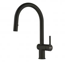 Franke Residential Canada ACT-PD-MBK - 15.1-inch Single Handle Pull-Down Kitchen Faucet in Matte Black, ACT-PD-MBK