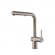 Franke Residential Canada ACT-PO-SNI - Active 12.25-inch Contemporary Single Handle Pull-Out Faucet in Satin Nickel, ACT-PO-SNI