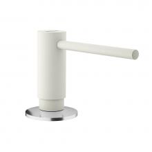 Franke Residential Canada ACT-SD-PWT - ACT-SD-PWT Single Hole Top Refill Soap Dispenser in Polar White.