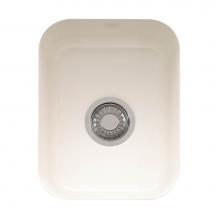 Franke Residential Canada CCK110-13WH - Cisterna 14.38-in. x 17.12-in. White Undermount Single Bowl Fireclay Kitchen Sink, CCK110-13WH