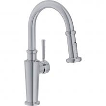 Franke Residential Canada FFP5280 - Absinthe 16 Tall Pull Down Prep Faucet, Satin Nickel Finish