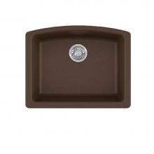 Franke Residential Canada ELG11022MOC-CA - Ellipse 25.0-in. x 19.6-in. Mocha Granite Undermount Single Bowl Kitchen Sink - ELG11022MOC-CA