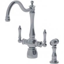 Franke Residential Canada FFS470 - Farm House Faucet With Sidespray, Pol. Nickel